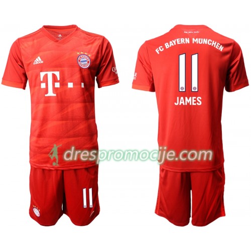 FC Bayern München Dres JAMES 11 Dječji Domaći 2019/20 Kratkih Rukava FC Bayern München Dres JAMES 11 Dječji Domaći 2019/20 Kratkih Rukava